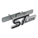 7.9x2.7cm Ford ST Line Metal Car Front Grille Emblem Badge Decal