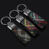 Audi A2 Logo Metal Car Key Holder Pendant Keychain