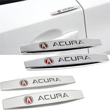 2pcs Acura Metal Car Fender Side Badge Decal Rear Emblem Sticker