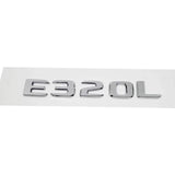 Mercedes Benz E200L E260L E300 E320L E320 E350L E350 E500 E550 ABS Car Rear Sticker Emblem Badge