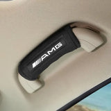 2PCS Mercedes Benz AMG Car Roof Handle Holder Cover Gloves