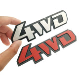 Jeep 4x4 4WD Logo Metal Car Rear Sticker Decal Auto Body Fender Side Emblem Badge