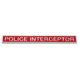 Ford Police Interceptor Metal Car Rear Sticker Auto Body Side Emblem Badge Decal