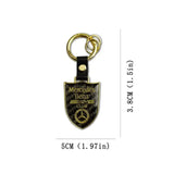 Mercedes Benz Carbon Fiber Car Keychain Pendant