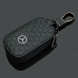 Mercedes Benz PU Leather Car Key Wallet Key Case Cover Bag