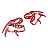 Dodge Dinosaur Logo Metal Car Rear Sticker Trunk Emblem Badge Decal