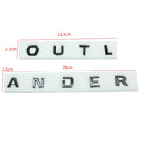 Mitsubishi OUTLANDER ABS Car Front Hood Emblem Badge Sticker Decal