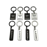 SEAT LEON Logo Metal Car Key Rings Keychain Pendant