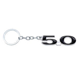 Ford 5.0 Logo Metal Car Keychain Keyring