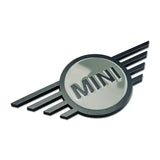 14.5*6.5CM Metal Car Front Cover Sticker For MINI Cooper Rear Badge Accessories