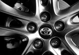 4pcs/set 65mm Toyota Car Wheel Center Hub Cap Sticker Decal