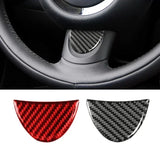 Carbon Fiber Sticker Car Steering Wheel Decal Decoration for Mini Cooper