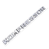 Mercedes Benz KOMPRESSOR Logo ABS Car Rear Emblem Badge Sticker