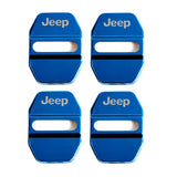 4pcs/set Jeep Cherokee Stainless Steel Car Door Lock Cover Protection