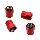 4pcs Mercedes Benz Brabus Alloy Car Tire Valve Caps Tyre Covers