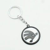 Skoda Logo Metal Car Key Rings Keychain Pendant
