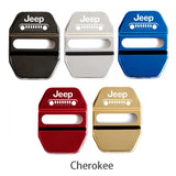 4pcs/set Jeep Cherokee Stainless Steel Car Door Lock Cover Protection