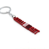 Mitsubishi Ralliart Logo Metal Car Key Rings Keychain Pendant