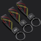 Volkswagen VW R Oxford Webbing Car Keychain Pendant Key Chain Holder