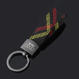 Audi Oxford Webbing Metal Car Keychain
