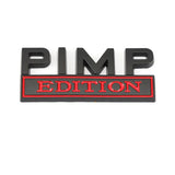 Jeep PIMP Edition Metal Car Front Grille Emblem Badge Auto Rear Sticker Decal