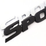 3D Metel Sport Logo Car Sticker Trunk Auto Emblem Badge Door Decals for Highlander Sport Logo SUV C-HR BMW HONDA VW Ford