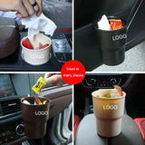 Plastic Car Trash Organizer Storage Bucket for Chrysler Mopar Country Aspen Voyager Pacifica 300M Cruiser Concorde Crossfire