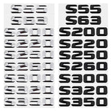 Mercedes Benz S55 S63 S200 S220 S250 S260 S300 S320 S350 Car Rear Stickers Decal
