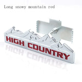 Jeep High Country Metal Car Body Fender Side Sticker Auto Front Grille Emblem Badge