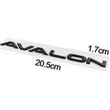 20.5x1.7CM ABS Car Sticker Trunk Body Badge Decoration for Avalon Letter Refitting Rear 3D Emblem Styling Accessories