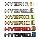 13.4x2cm Car Trunk Front Girlle Badge Sticker for Toyota Hybrid Yaris Avalon Auto Whole Body Emblem Decal Exterior Accessories