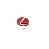 Carbon Fibre Car Steering Wheel Badge Sticker for Lexus
