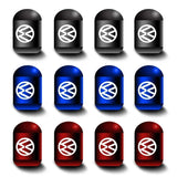 4pcs/set Volkswagen VW Car Air Valve Stem Cap Anti Dirty Tyre Valve Covers