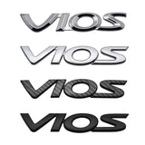 Car Rear Tail Trunk Emblem Sticker for Toyota VIOS Letter Decal Modified Badge Exterior Decoration Atuo Accessories