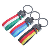 BMW Car Keychain Metal Nylon Webbing Keyring