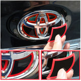 Epoxy Car Front Emblem Decals Rear Trunk Sticker for Toyota