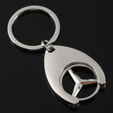 Mercedes Benz Metal Car Keychain Key Ring Holder Pendant