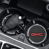 2PCS GMC Diamond Car Water Coaster Cup Mat