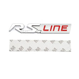 Renault RS Line Logo Metal Car Rear Sticker Emblem Badge Decal