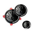 80/90mm ABS Skoda Car Front Hood Emblem Rear Badge Sticker Steering Wheel Decal
