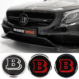 Mercedes Benz Brabus Car Front Grille Emblem Badge