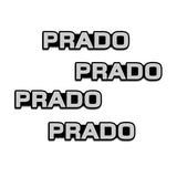 4pcs/set Toyota Rav4 Prado Corolla CHR Hilux Auris Avensis Prius YARIS Metal Car Stereo Sticker Auto Audio Emblem Decal