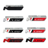 Hyundai N LINE Logo Metal Car Front Hood Grille Emblem Badge Decal