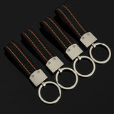 Mercedes Benz AMG Metal Leather Car Keychain Auto Key Holder Pendant