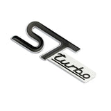 Ford ST Turbo Metal Car Side Sticker Trunk Emblem Badge Decal
