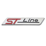 Ford ST line Logo Metal Car Rear Sticker Decal Auto Body Emblem Badge