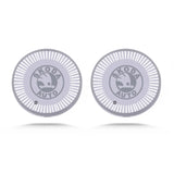 2pcs Skoda Logo Car Water Coasters 7-color LED Light Cup Mat Holder