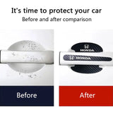 Honda Carbon Fiber Car Door Bowl Handle Anti-collision Protective Stickers Scratches Film