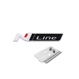Hyundai N Line Logo Metal Car Front Hood Grille Emblem Badge Decal