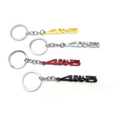 Toyota 4WD Full Time Metal Car Key Rings Keychain Pendant